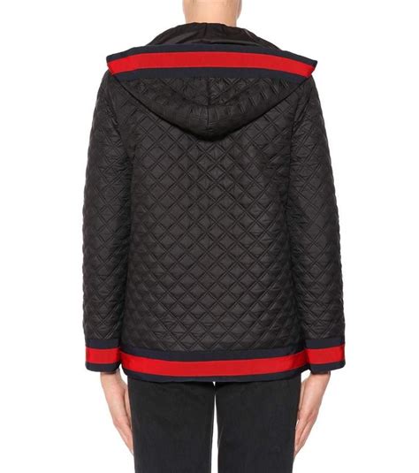 gucci blazer donna|gucci black diamond quilted coat.